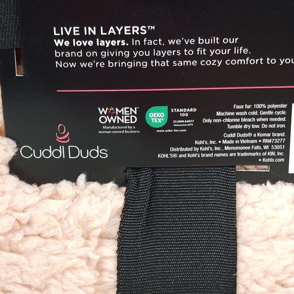 Cuddl Duds Cozy Sherpa Throw Blanket 50" x 60" Reversible Double-Sided Red Pink - Picture 6 of 9